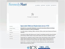 Tablet Screenshot of kennedymarr.com